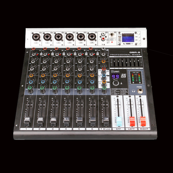 6,8,12 channel Mixer with 99DSP Effect