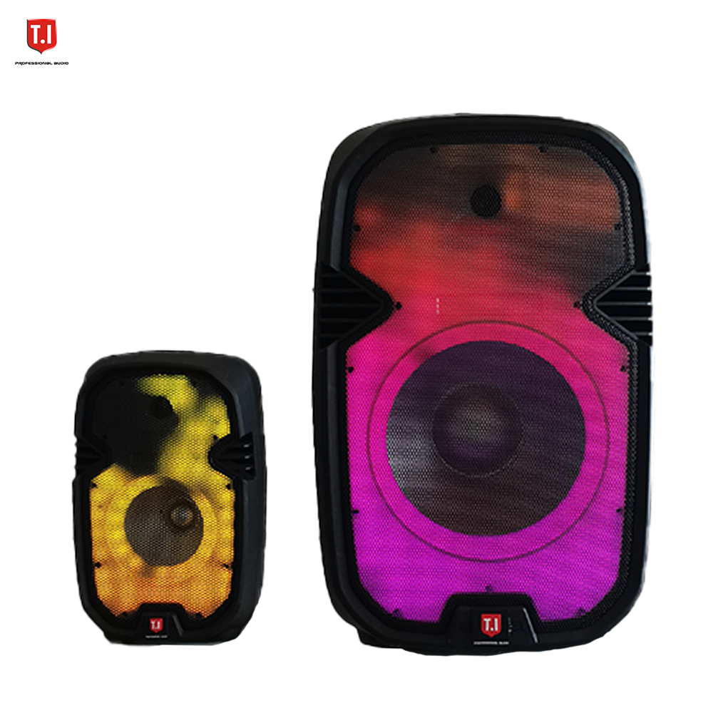 Bluetooth Battery Speaker CE8L 8'' Portable party speaker with full grill LED light